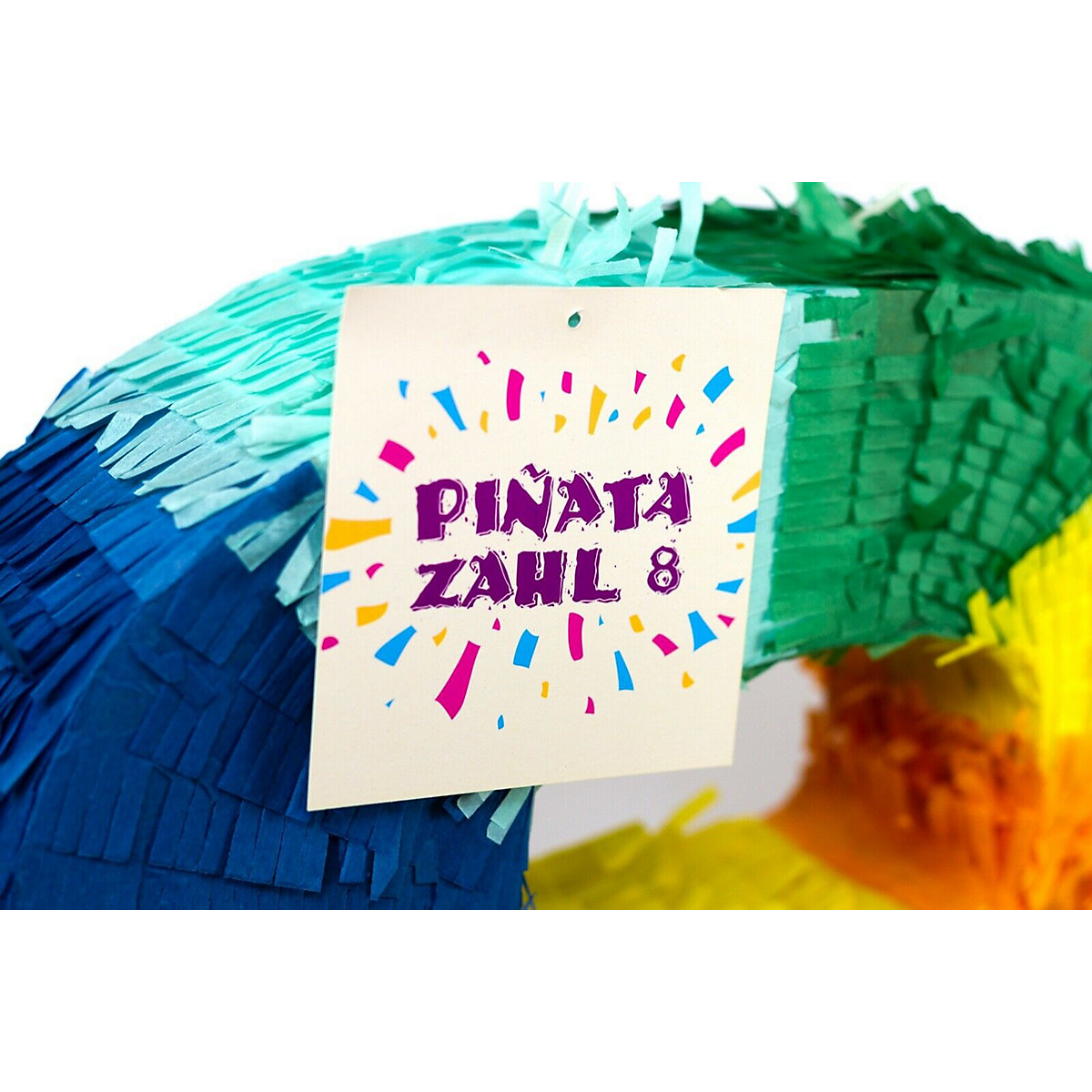 Pinata Zahl 8 Set