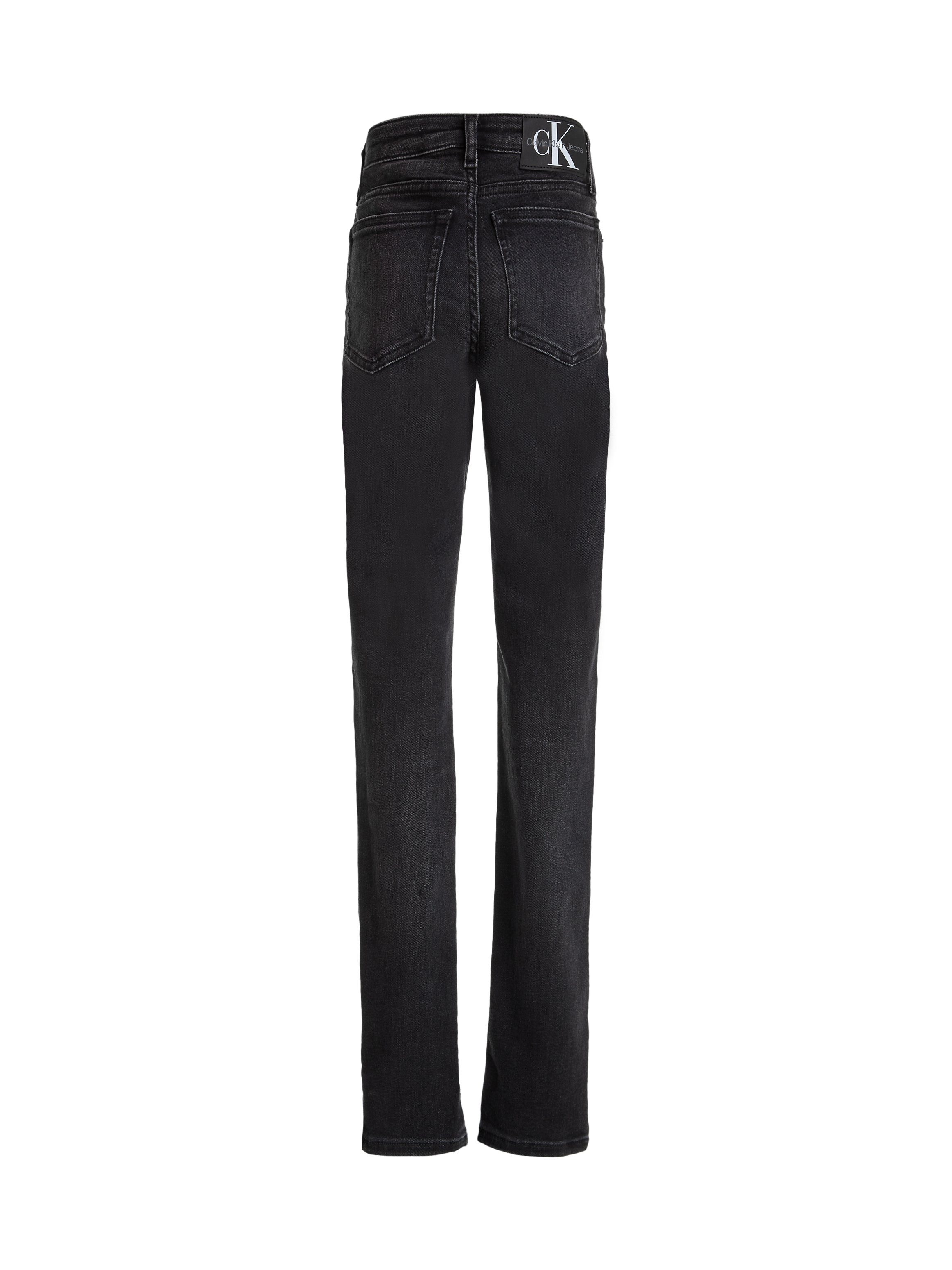 Calvin Klein Jeans Skinny-fit-Jeans SKINNY MR SLIT OPTIC BLACK im 5-Poket-Style
