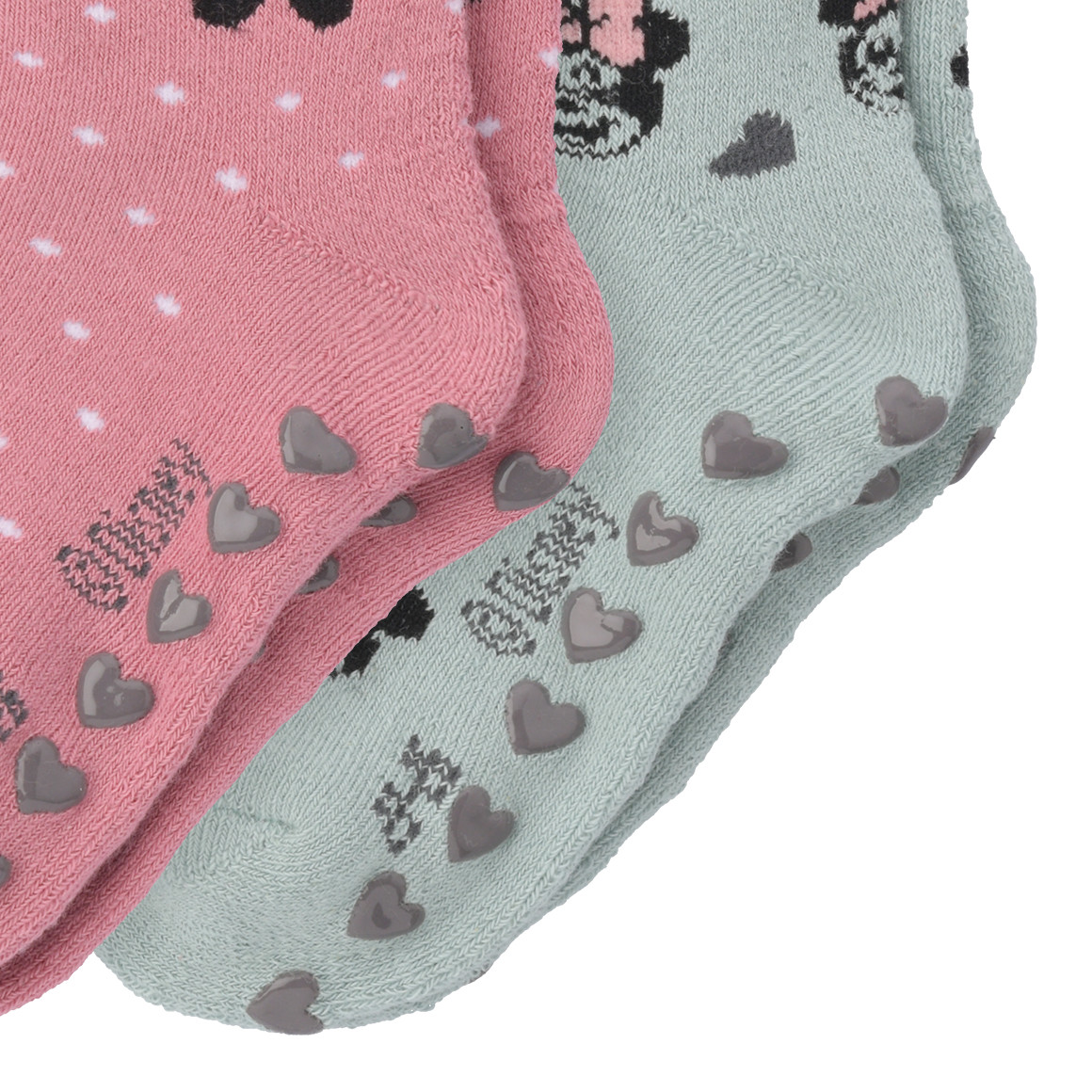 2 Paar Minnie Maus Stoppersocken