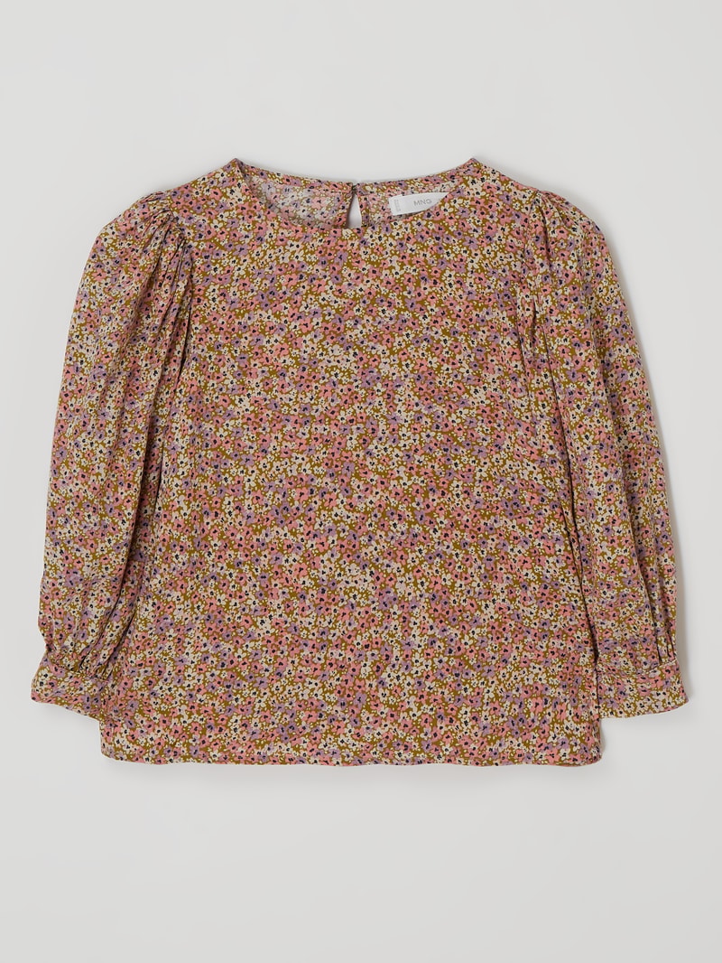 Blusenshirt aus Viskose Modell 'Amapola' in altrosa