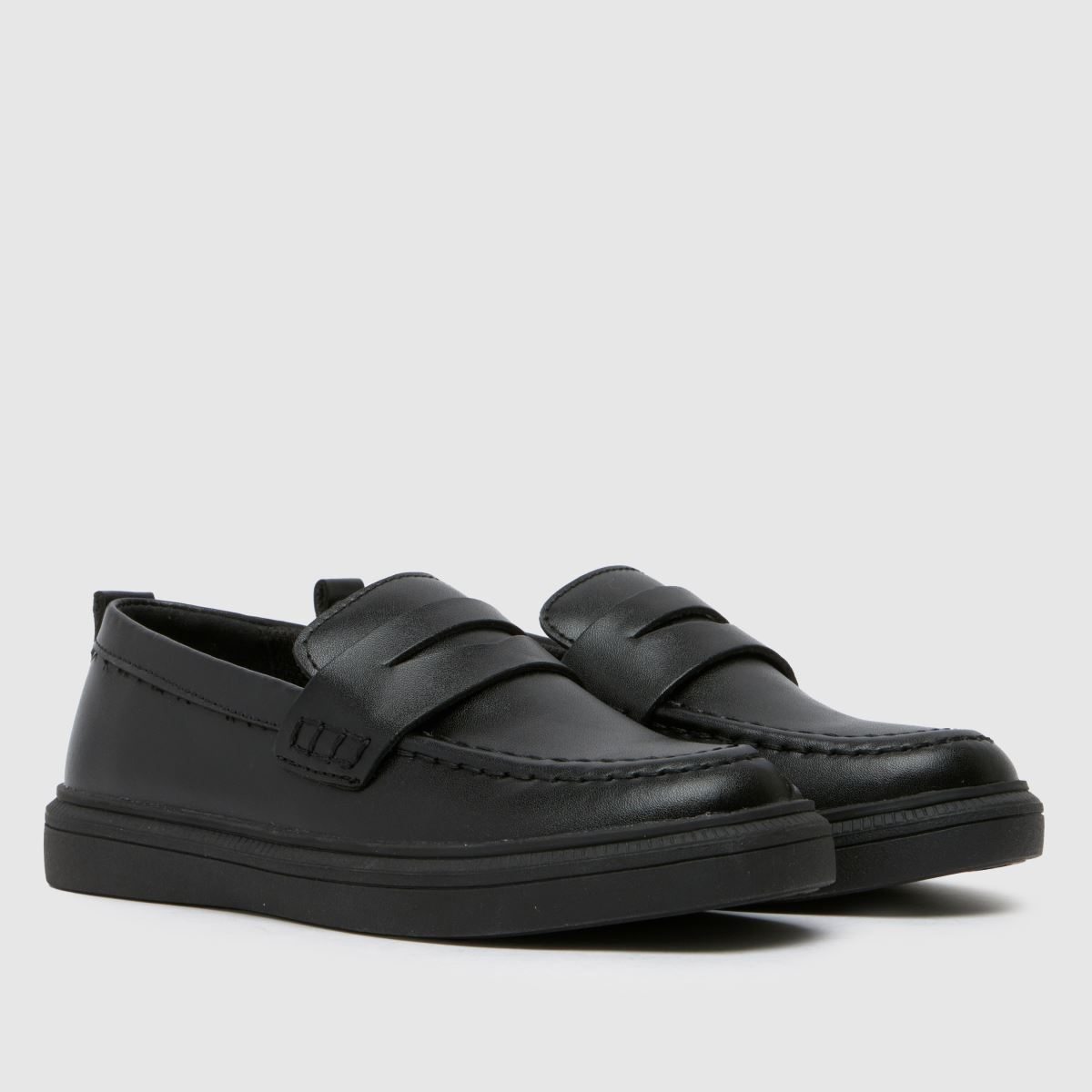Schuh fekete Lincoln mokaszin fiú junior cipők