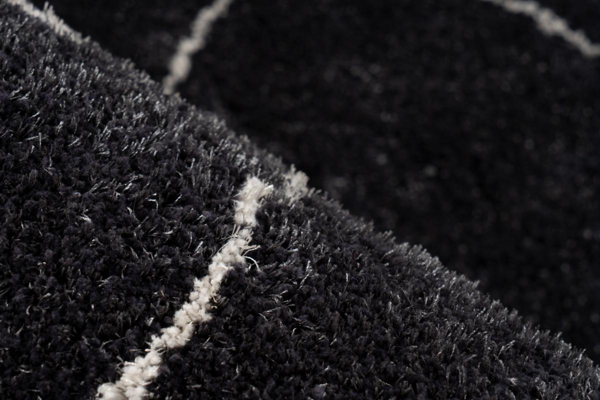 megusta Hochflor Teppich Anthrazit 200cm x 290cm