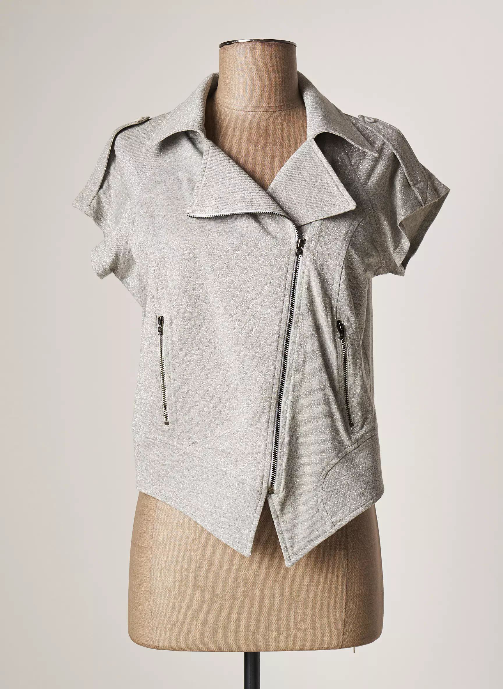 Lauren Vidal Vestecasual Femme couleur gris
