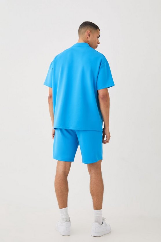 Oversize Scuba T-Shirt & Shorts