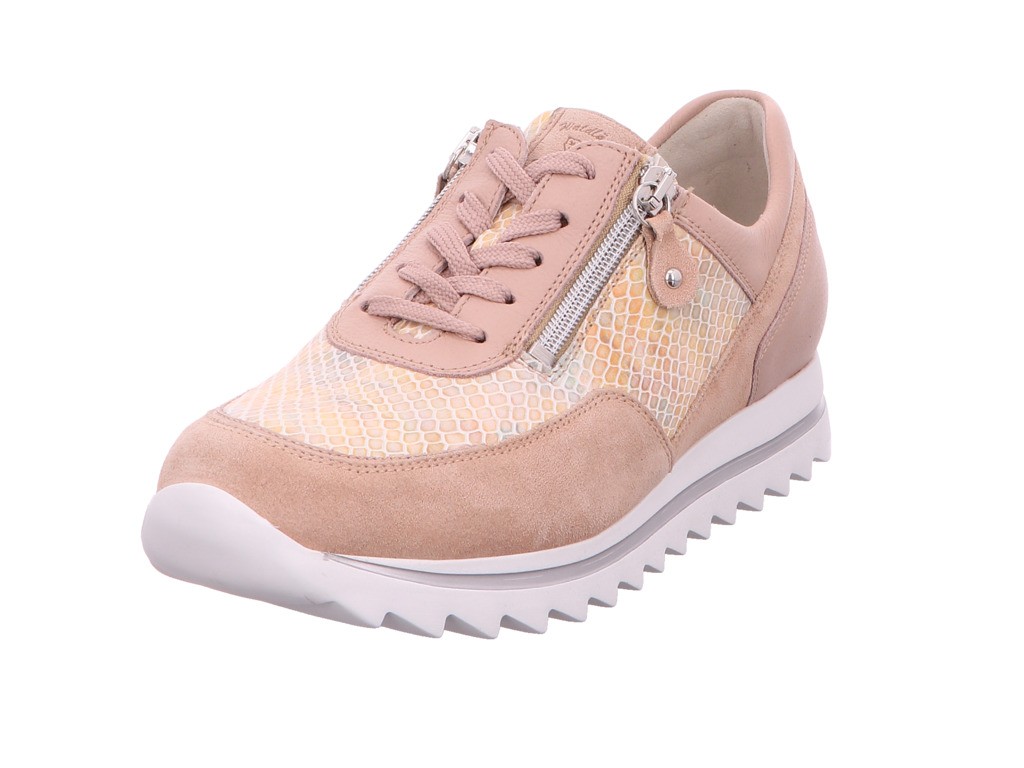 WALDLÄUFER Komfort Schnürer beige Haiba