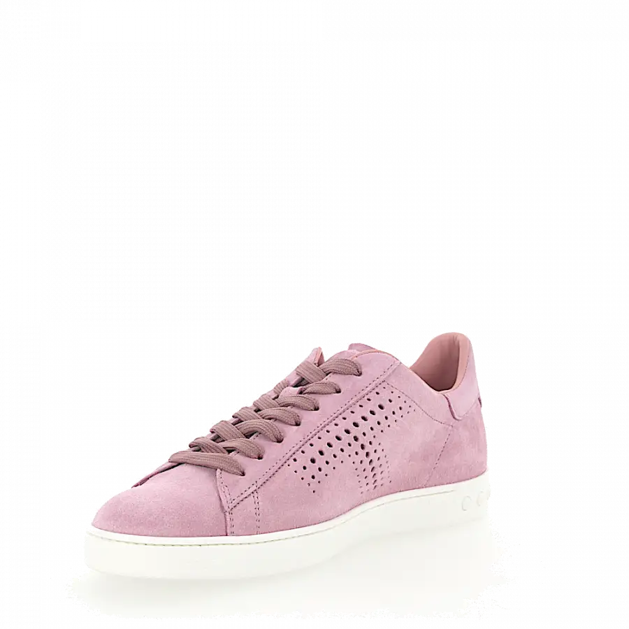 Tod's - Sneaker low A0T490 Lochmuster rosé - pink