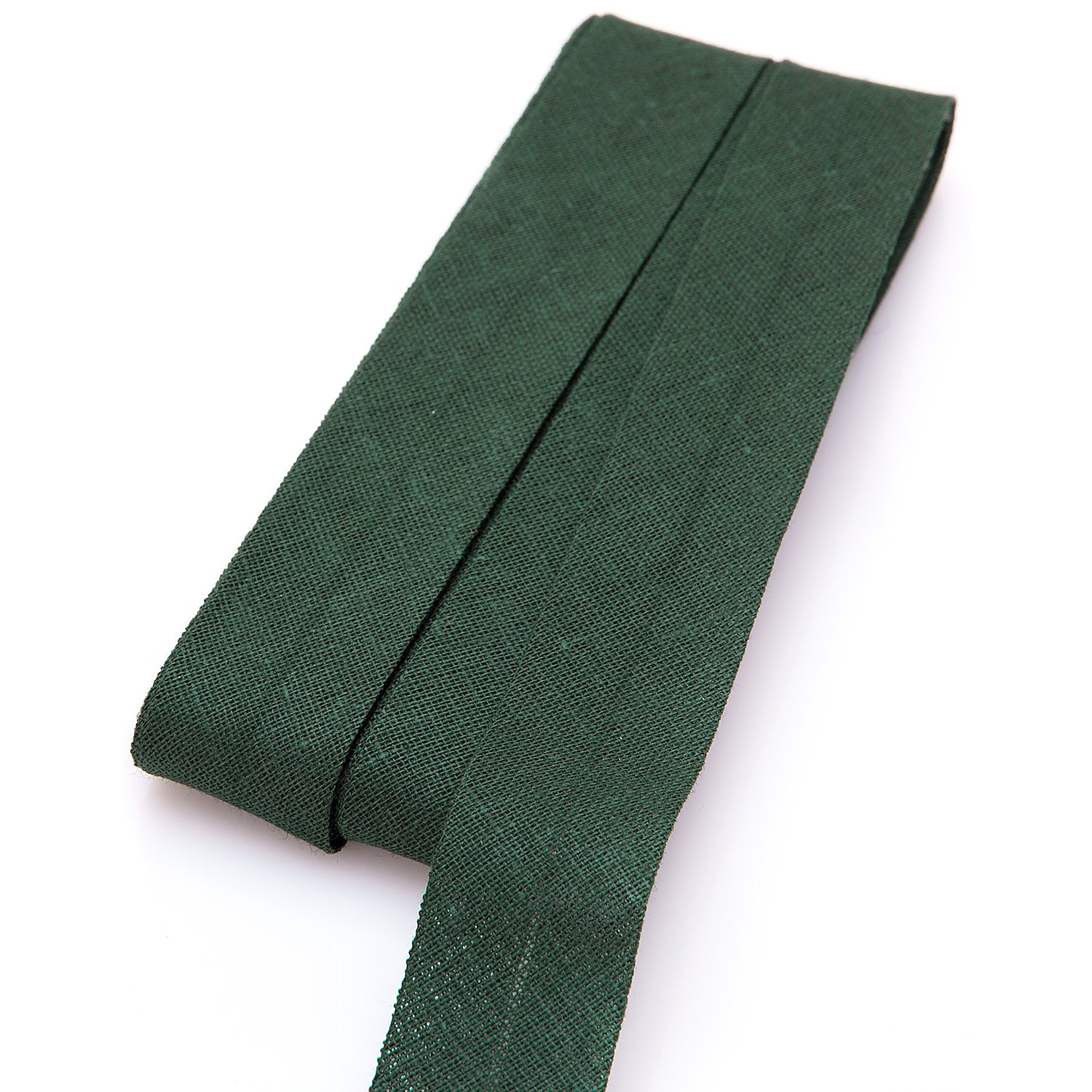 buttinette Baumwoll-Schrägband, tanne, Breite: 2 cm, Länge: 5 m