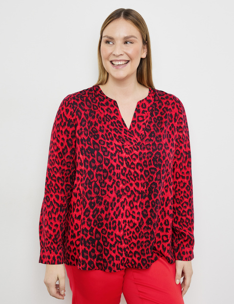 Tunika mit Animal-Print
