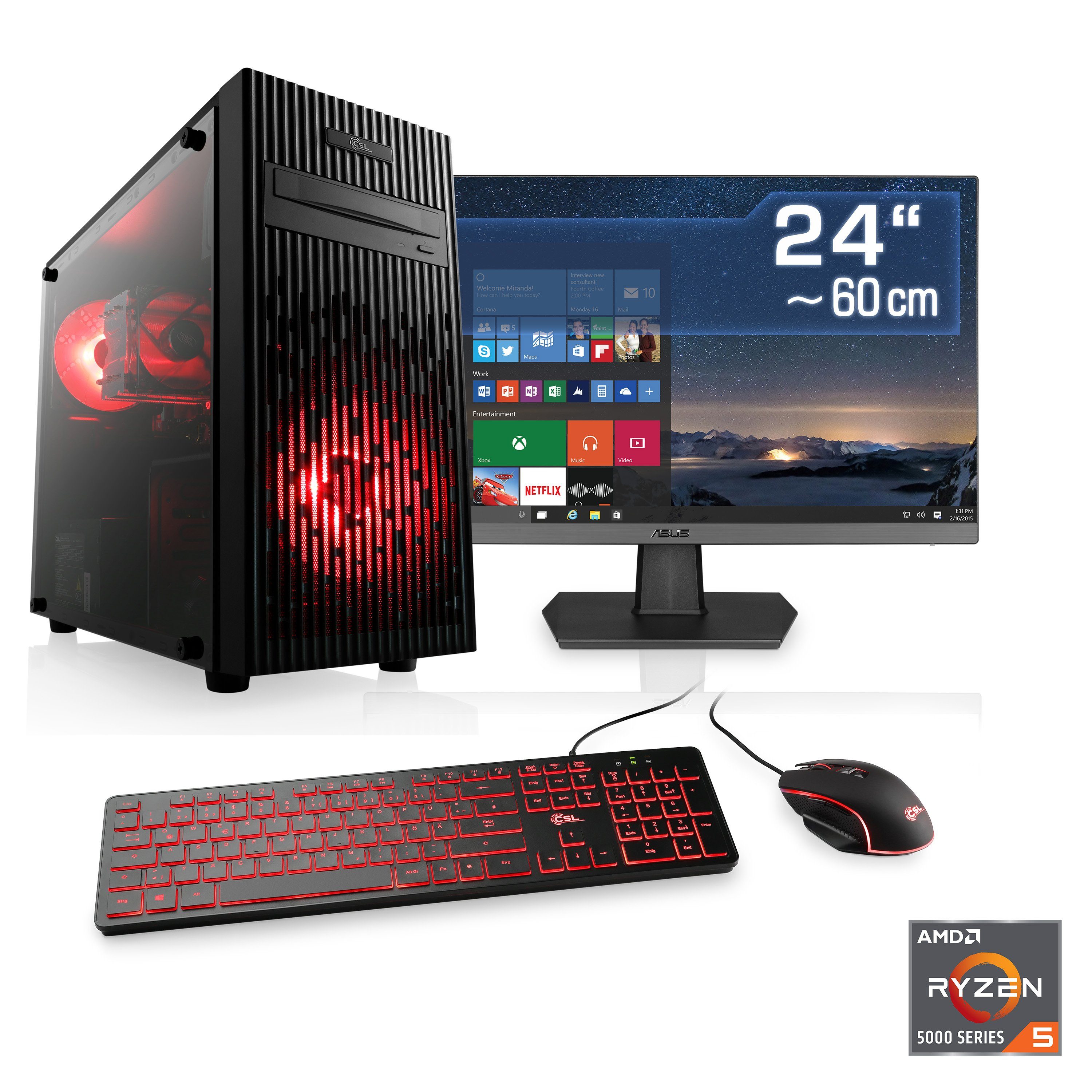 CSL Sprint V8513 PC-Komplettsystem (24