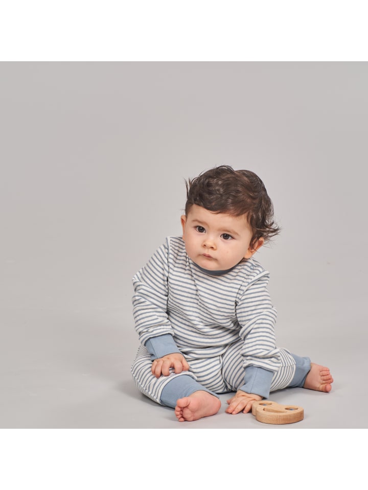 Sense Organics Baby Rib Strampler Tona in Hellblau günstig kaufen