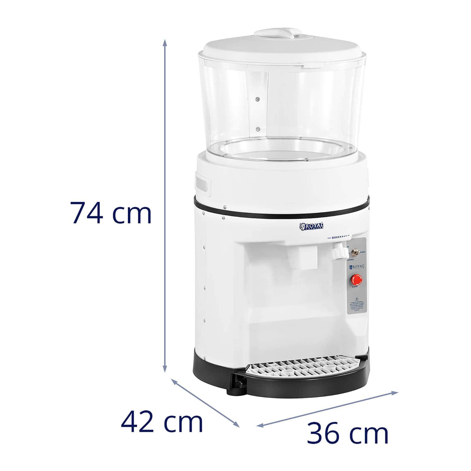 Royal Catering Eiscrusher Ice Crusher - 400 W - 320 U/min - 8 L - stufenlos einstellbar