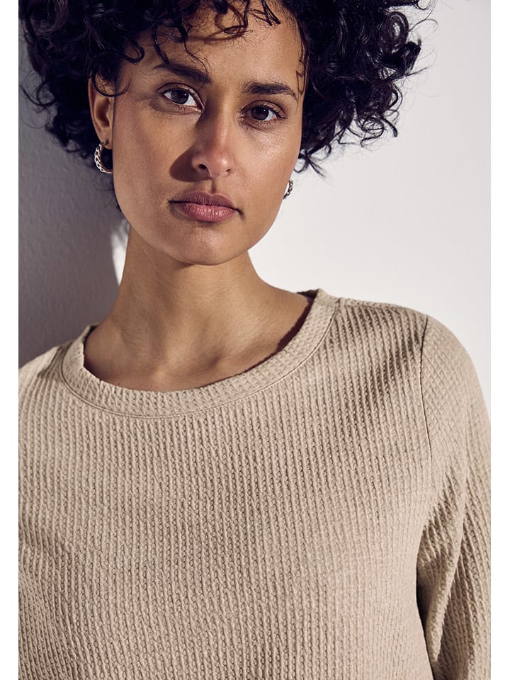 Street One Pullover in Beige günstig kaufen