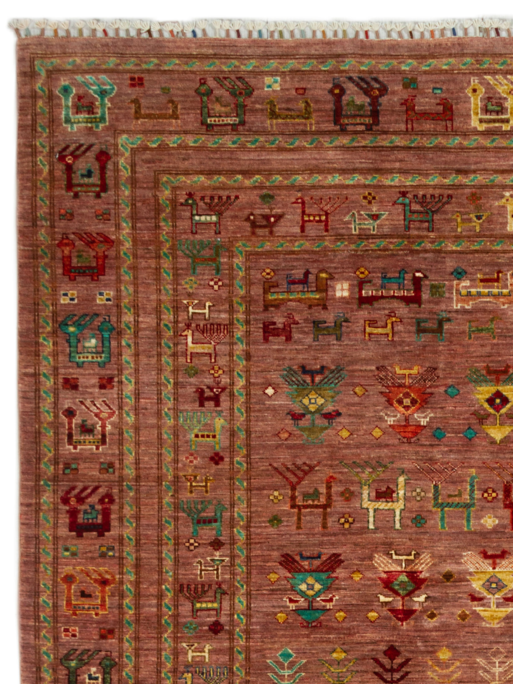 Chobi Schal ca. 353 x 247 cm, Unikat / Einzelstück