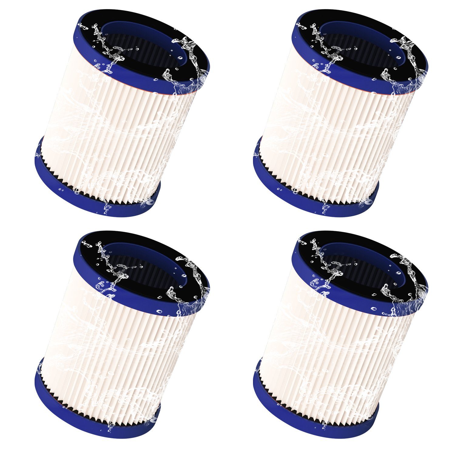 Authmic Saugfilter Authmic Saugfilter Filte Von Akku staubsauger Waschbar x 4, 618E Model