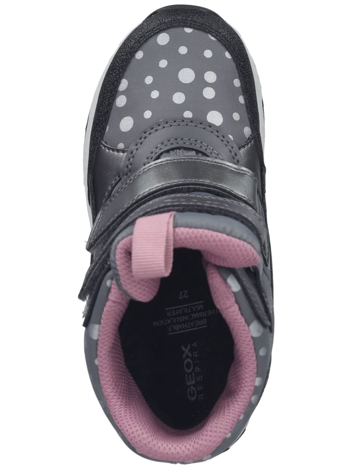 Geox Stiefelette in Grau/Pink günstig kaufen