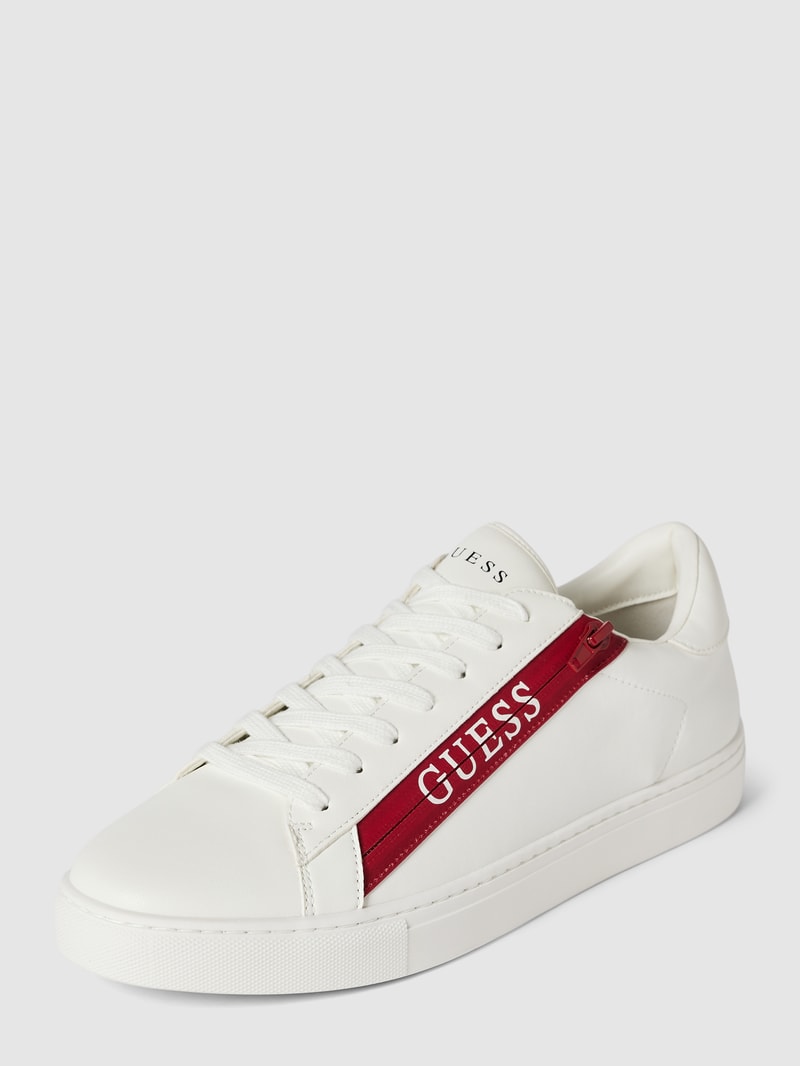 Sneaker mit Label-Print Modell 'TODI' in weiß
