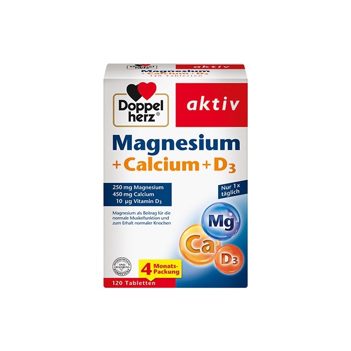Magnesium + Calcium + D3 Tabletten