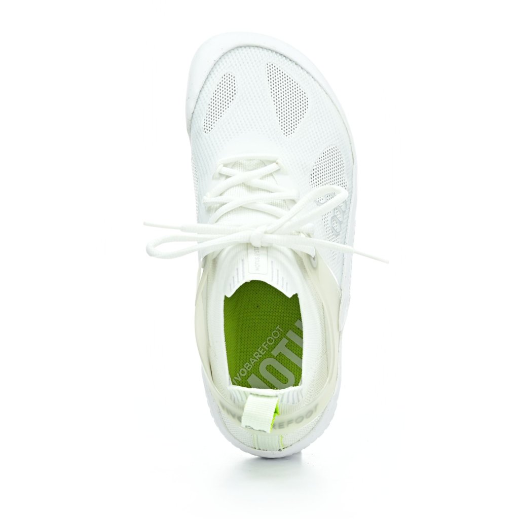 Vivobarefoot Motus Strength L Bright White/Grey Barfußsneakers