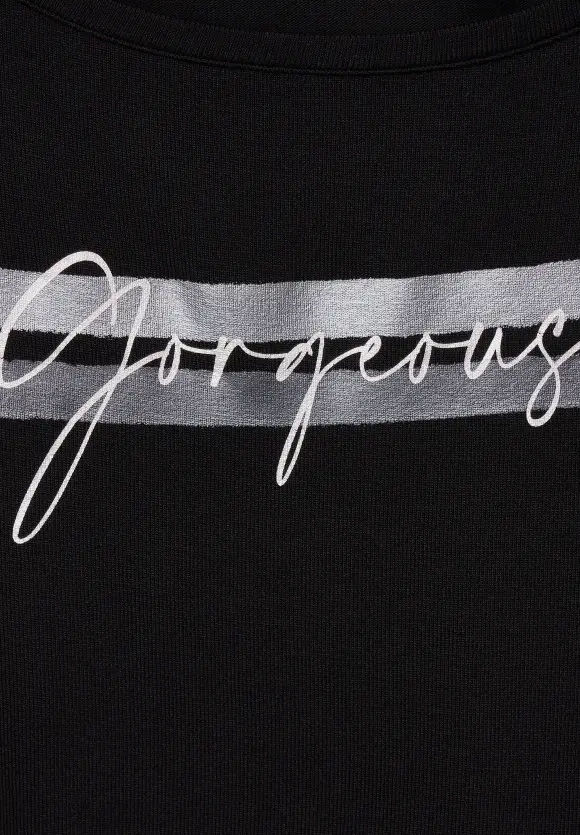 Street One Langarmshirt mit Wording