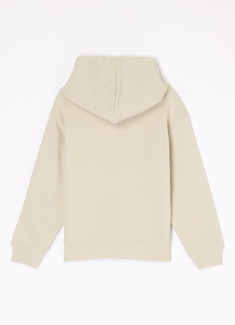 Bluza z kapturem z nadrukowanym logo Calvin Klein