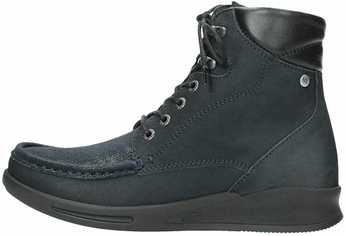 WOLKY Schnür-Stiefeletten blau