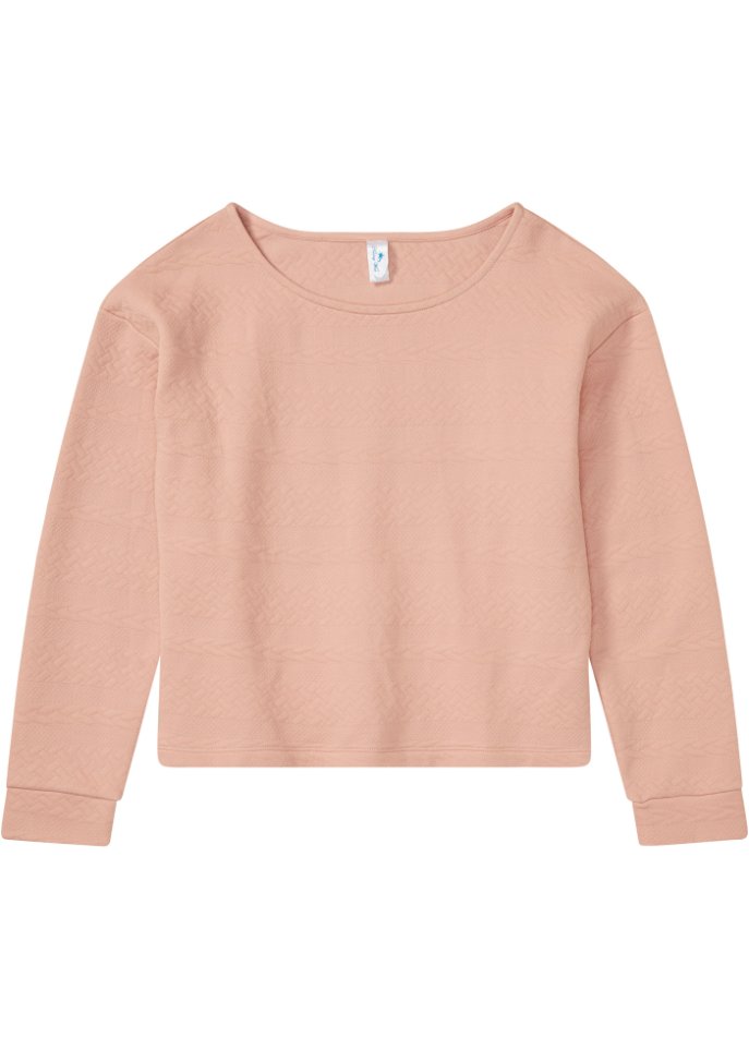Thermo Oversized Shirt in Strickoptik