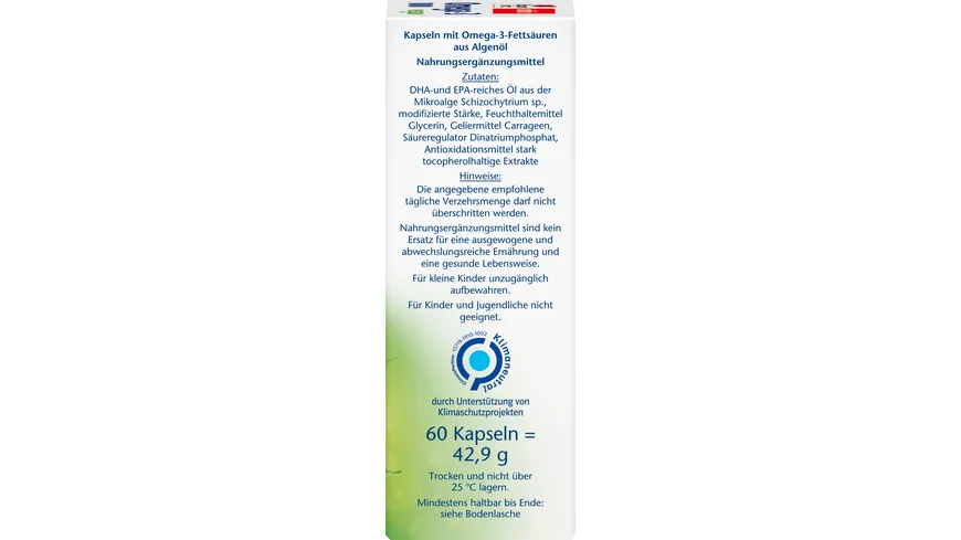 Doppelherz Omega-3 1000 vegan