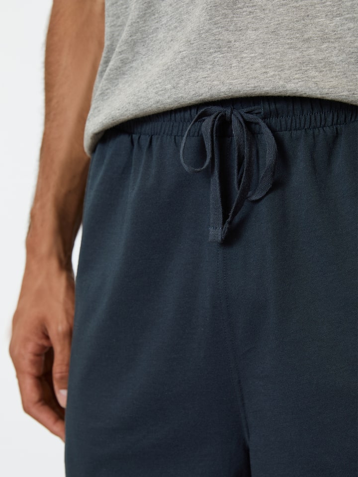 Marc O'Polo Pyjama Mix & Match Cotton in Grau/Blau günstig kaufen