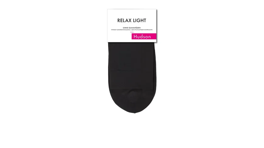 Hudson Damen Socken RELAX LIGHT druckfrei white