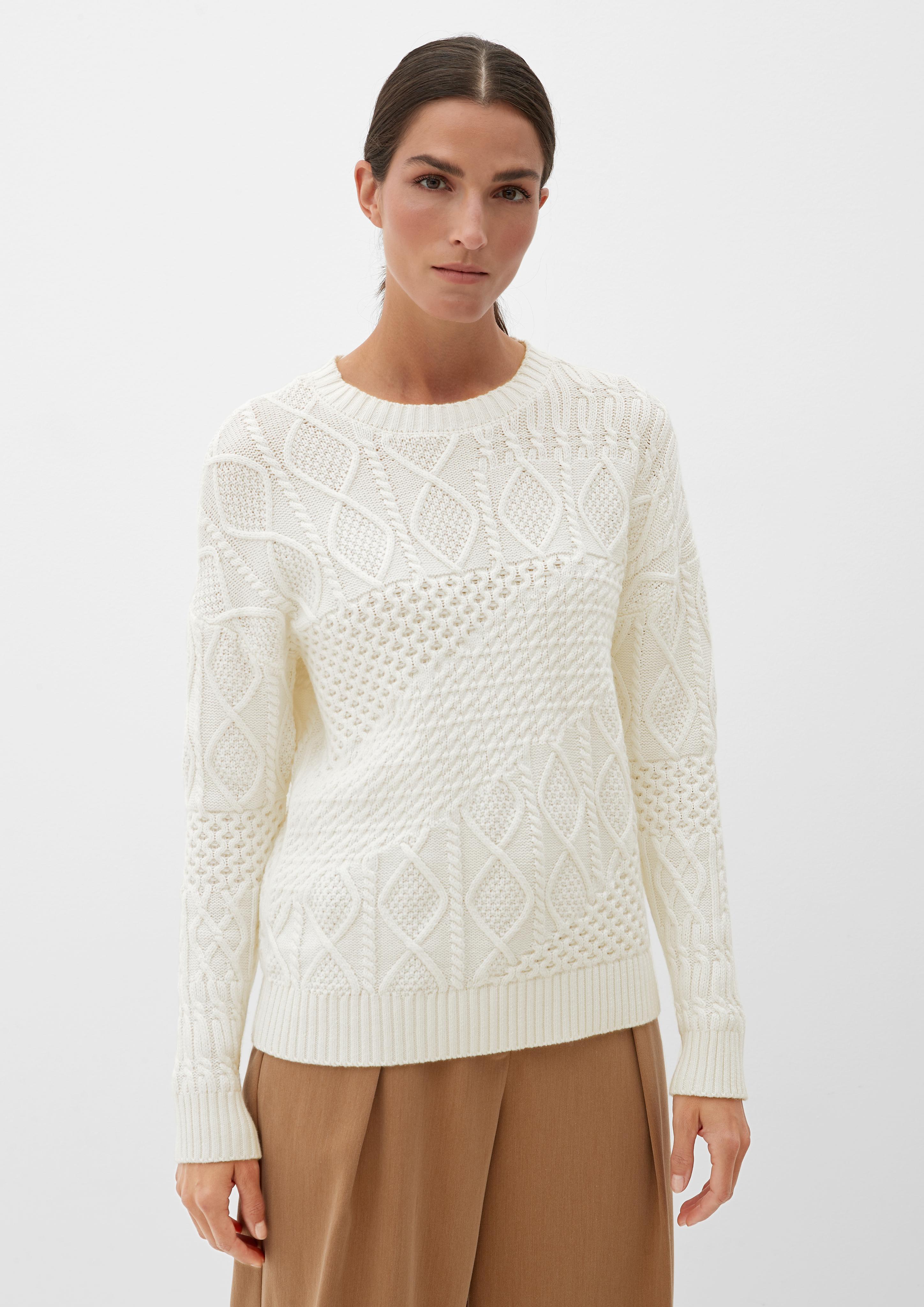 Strickpullover im Mustermix  2121261-0210
