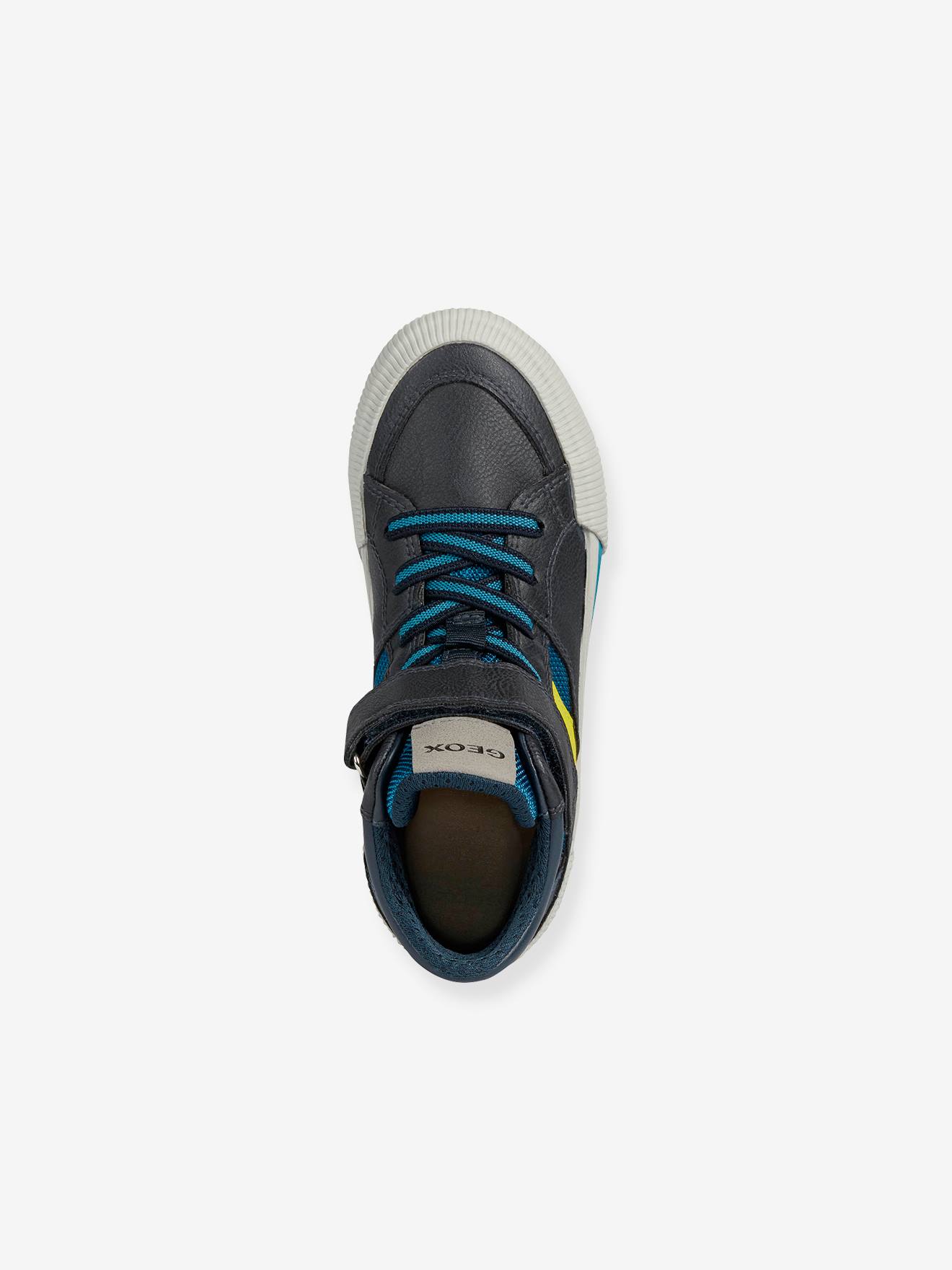 Baskets MID garçon J Alonisso Boy B-GBK GEOX® noir orange