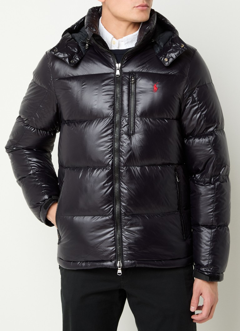 Jachetă Ralph Lauren cu puf și glugă detașabilă
