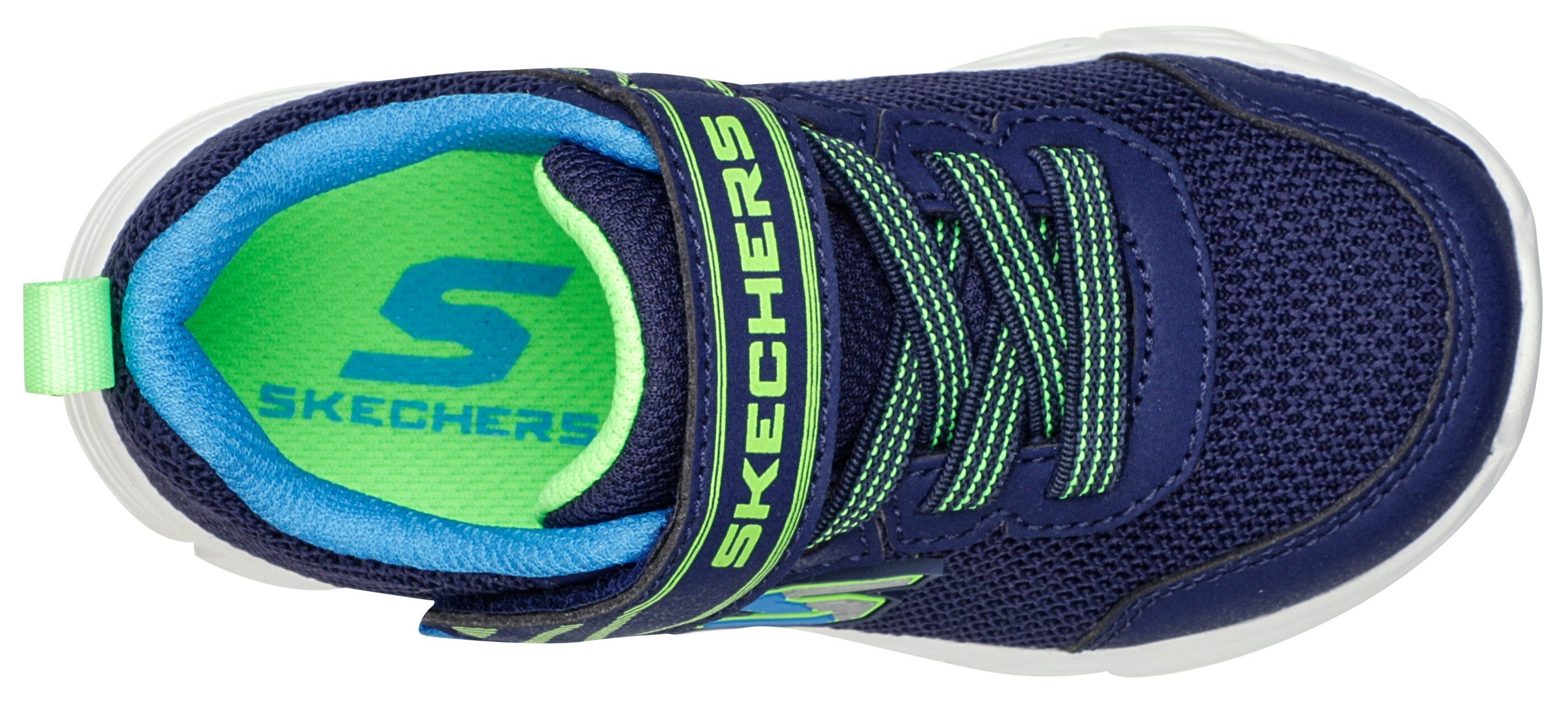 Skechers Kids COMFY FLEX MINI TRAINER Sneaker mit Klettverschluss und Gummizug