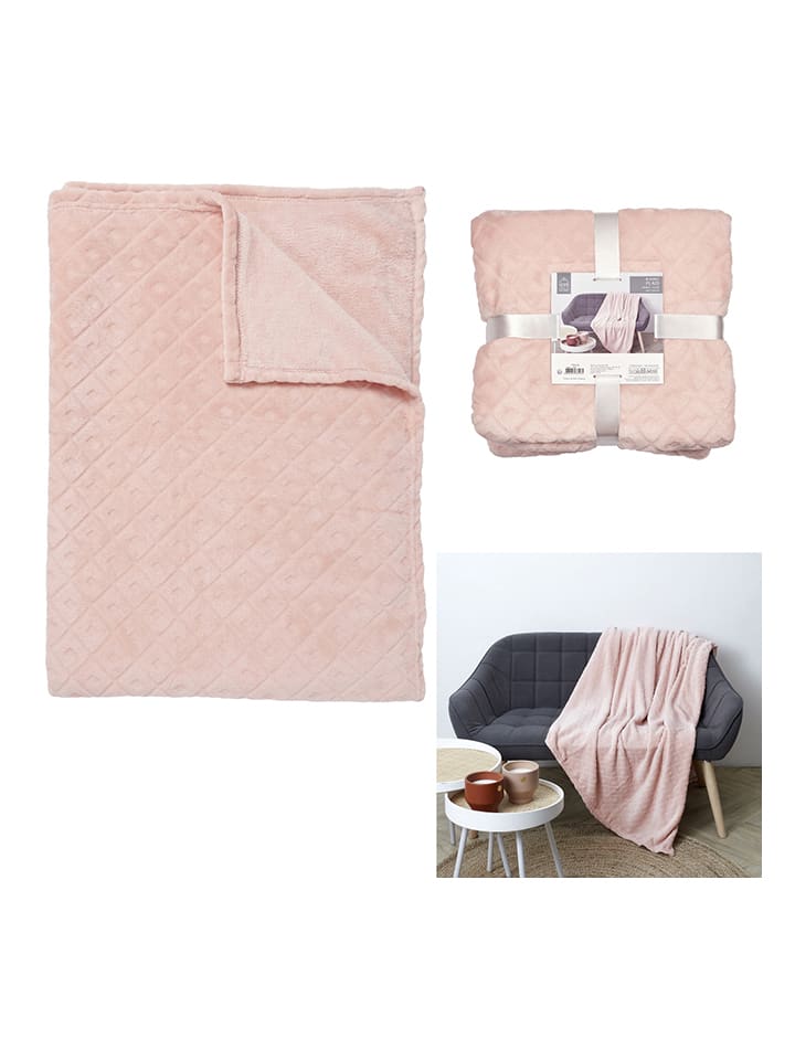 Ethnical Life Plaid in Rosa - (L)200 x (B)140 cm günstig kaufen onesize