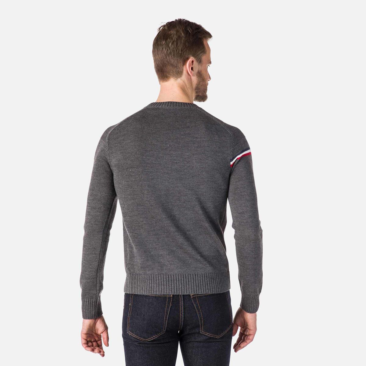 Herrenpullover Odysseus mit Rundhalsausschnitt