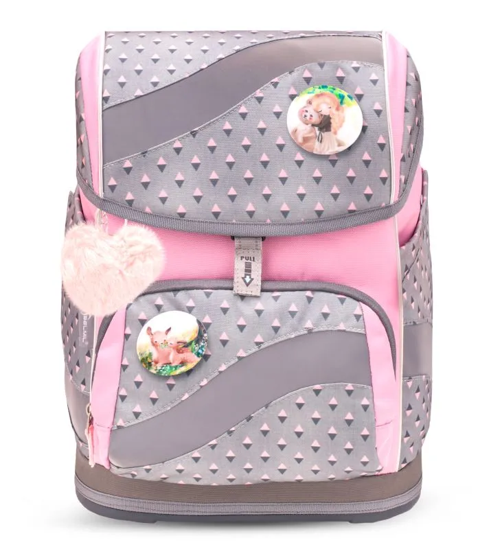 Belmil Smarty Schulranzen Set 5-teilig mit 6 Patches - Favourite Pet 2