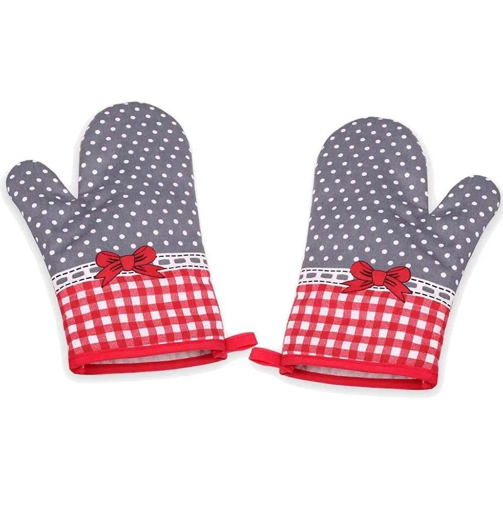 DRSEON Topfhandschuhe 2 Stück Ofenhandschuh Isolationshandschuhe Hitzebeständig, (2-tlg)