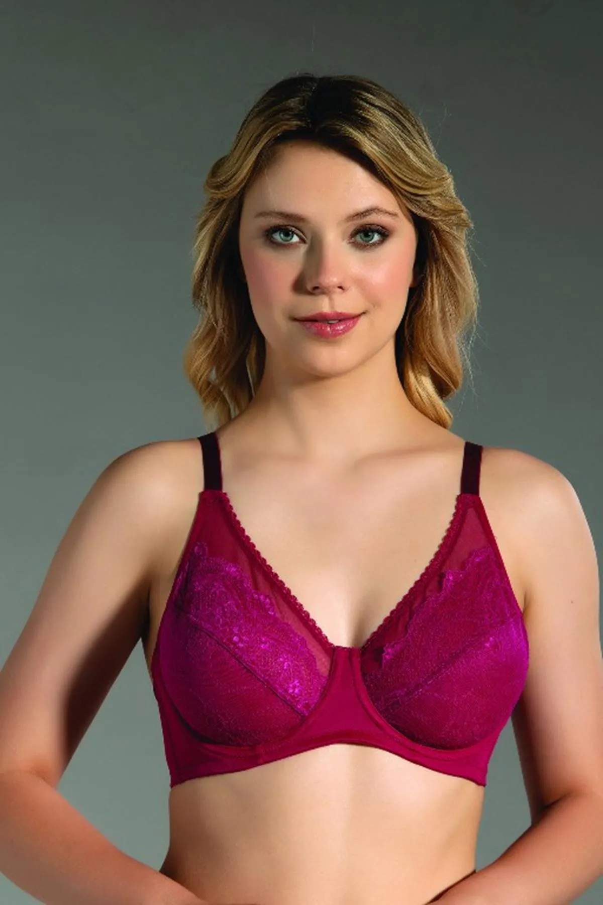C&City  Spitzen-Minimizer-BH C12301 Pflaume