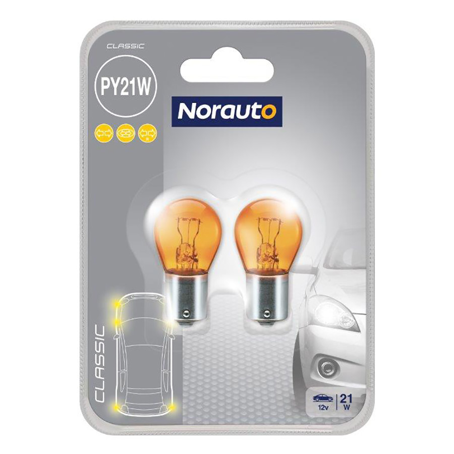 Norauto PY21W Glühlampen, 2 Stück - ATU