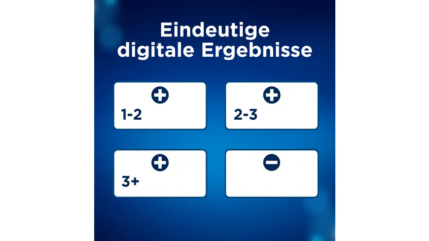 Clearblue Schwangerschaftstest Anzeige der Wochen DIGITAL
