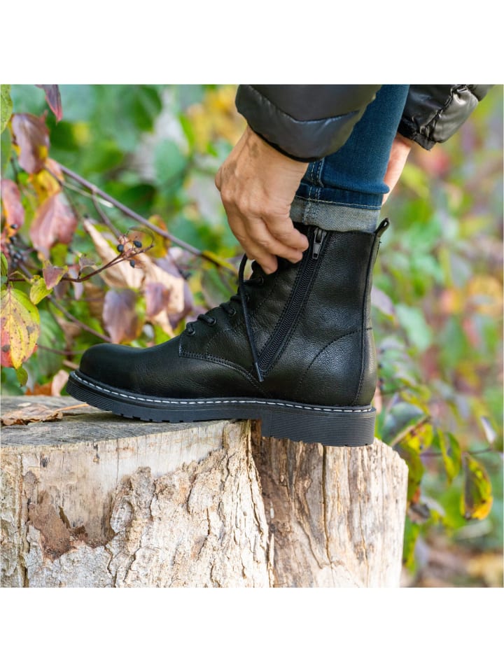 palado Schnürstiefeletten in Schwarz günstig kaufen