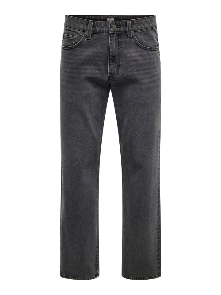Only&Sons Jeans Regular Fit Denim Pants in Grau günstig kaufen