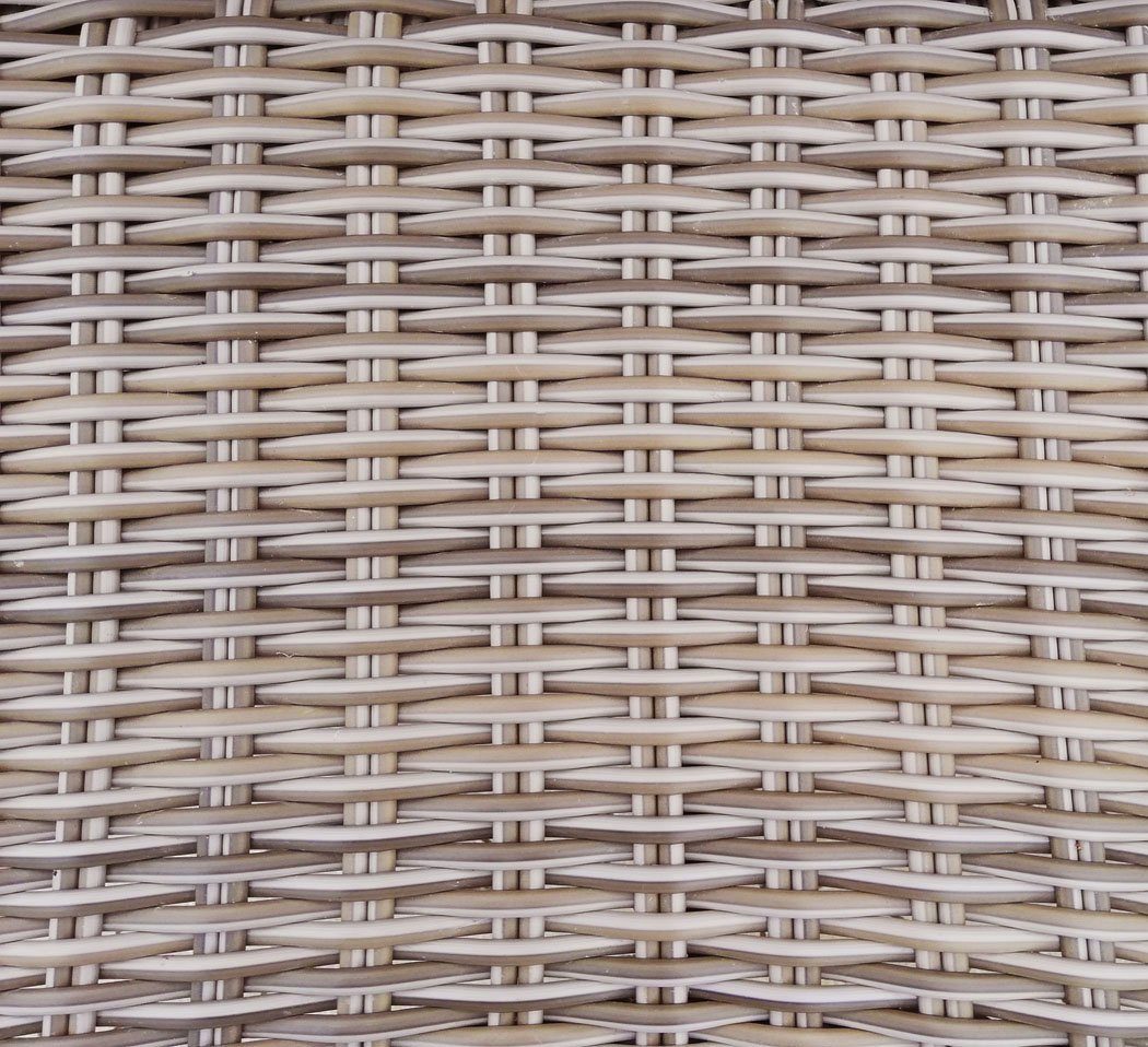 KMH Gartenstuhl Polyrattan Sessel *Kitty* natur/braun (106230)
