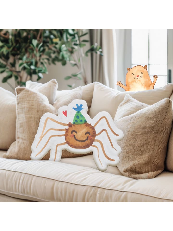 Mr. & Mrs. Panda Kissen Kuscheltier Spinne Agathe Party ohne Spruch in Weiß günstig kaufen