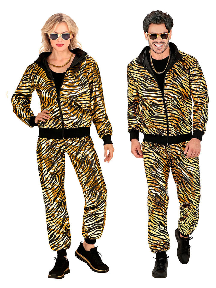 Carnival Party 2tlg. Kostüm ''Party'' in Gold/ Schwarz günstig kaufen