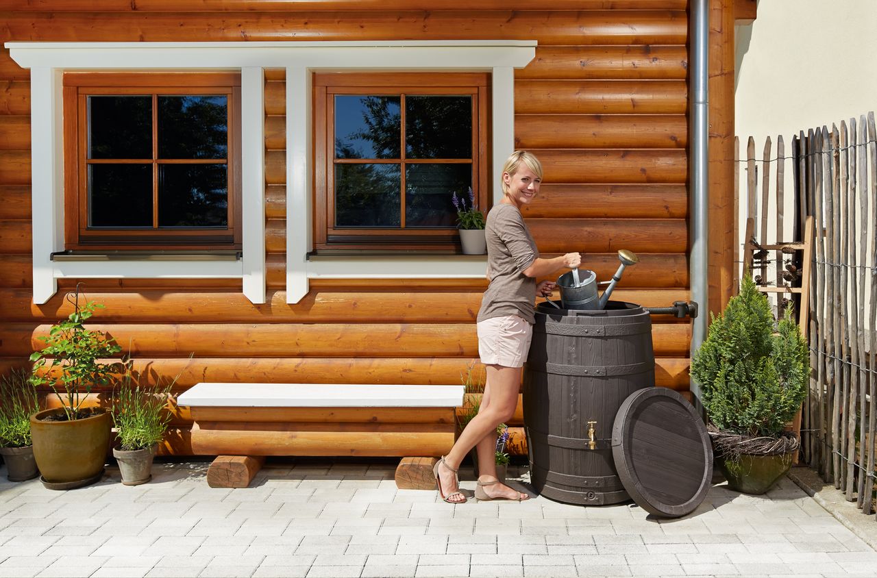 Garantia BARRICA Regenfass 420 Liter braun