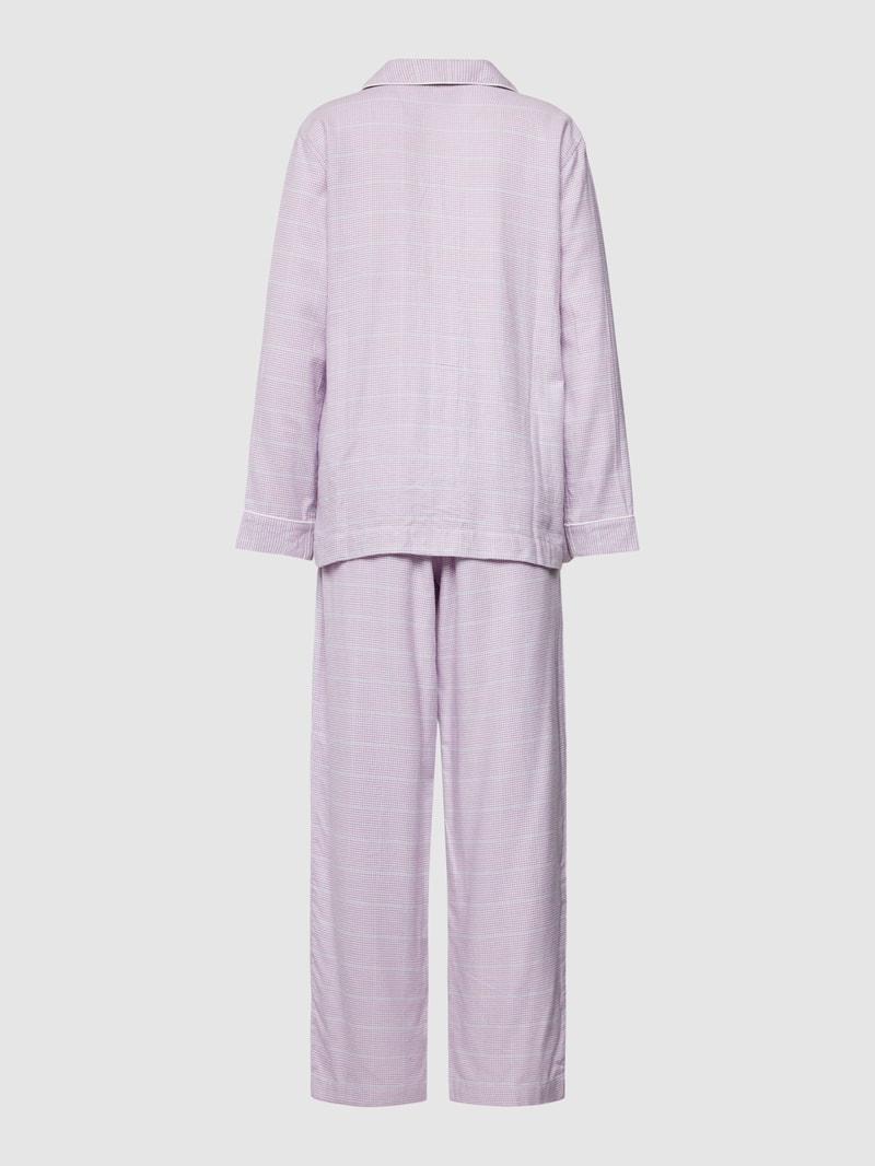 Pyjama mit Streifenmuster in weiß