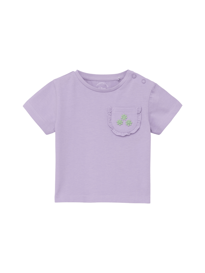 s.Oliver T-Shirt kurzarm in Lila günstig kaufen