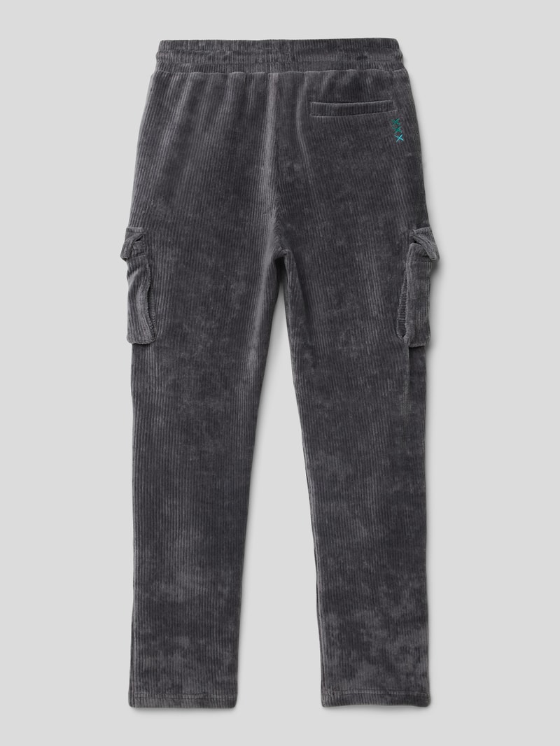 Cordhose mit Tunnelzug in anthrazit