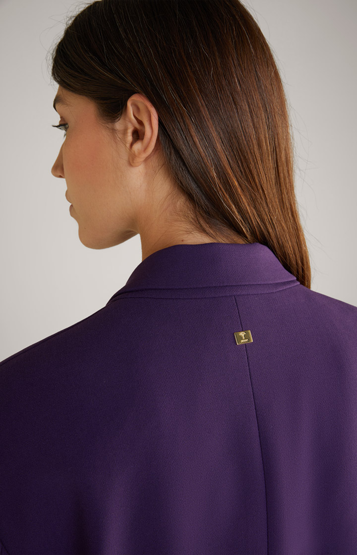 Boxy-Doppelreiher-Blazer in Lila